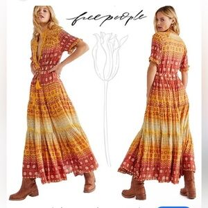 Rare feelings maxi dress